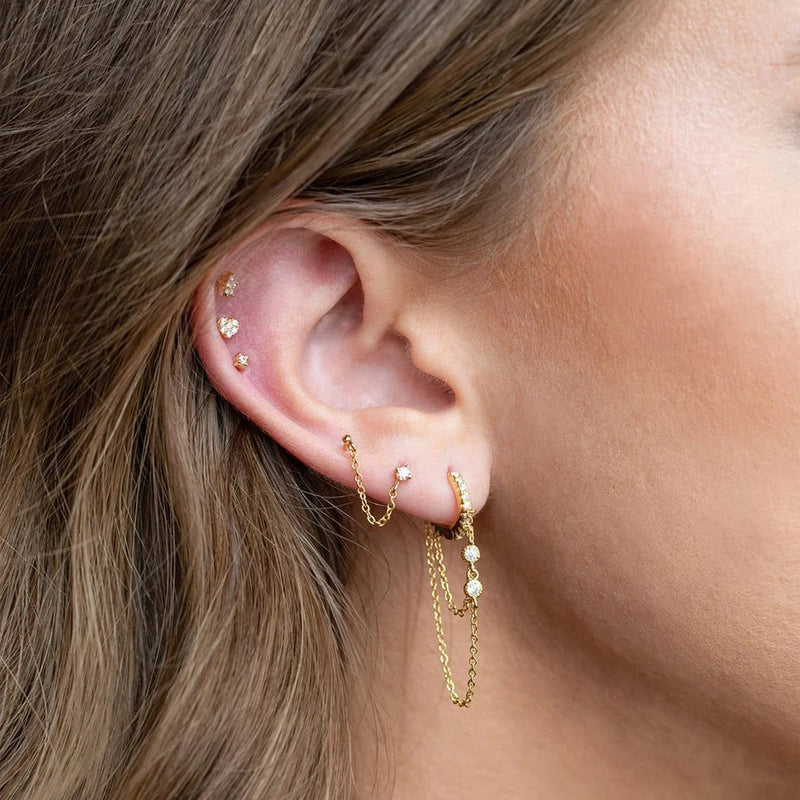 Carmiora - Kettenohrringe Baumelnd