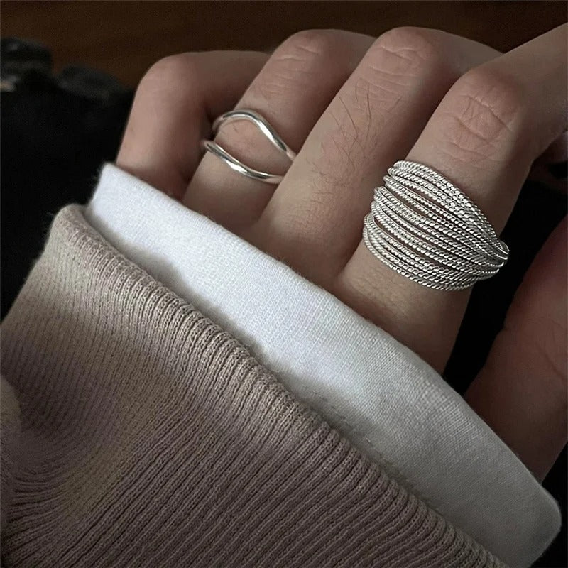Carmiora - Einzigartiger mehrschichtiger Ring