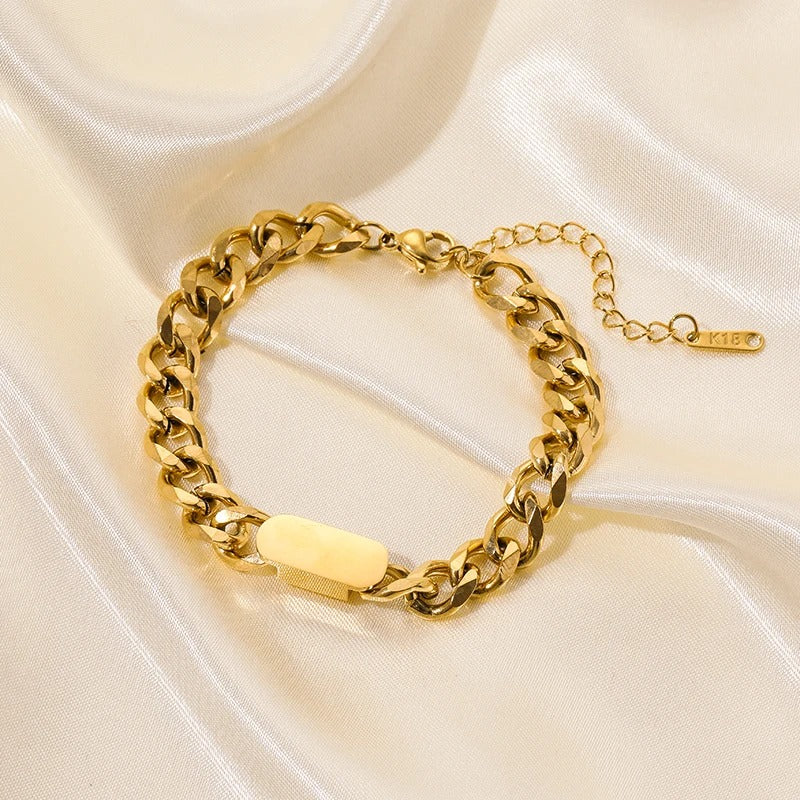 Carmiora - Kettenarmband aus Edelstahl
