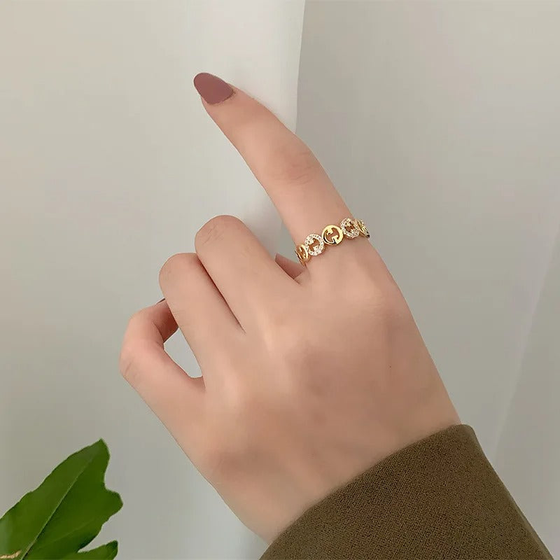 Carmiora - Kreis offener exquisiter Ring