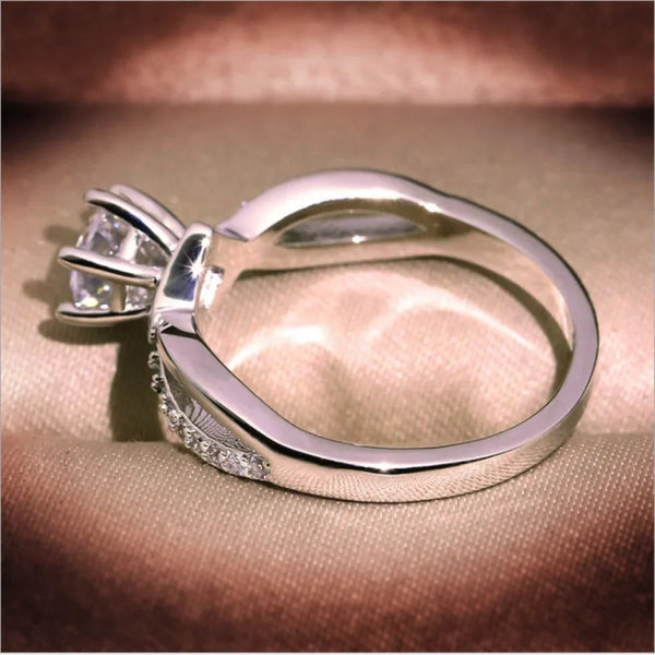 Chavri - Gewellten-Windungen Verlobungsring