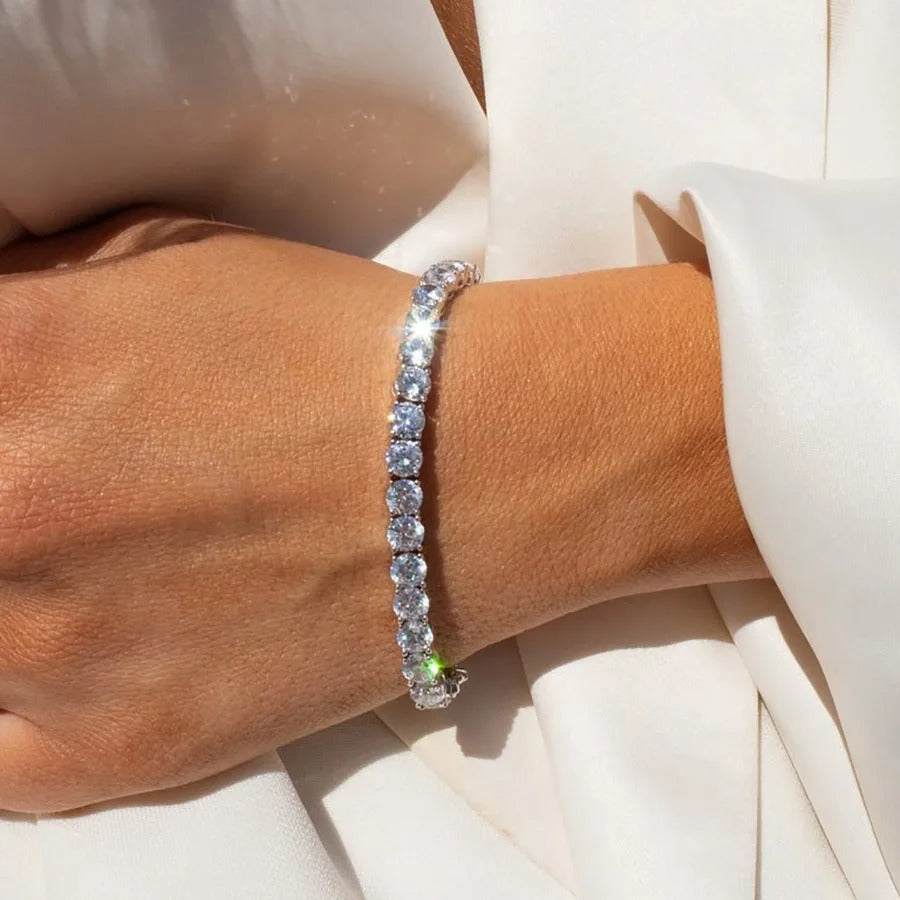 Carmiora - Zeitloses Tennis-Kettenarmband