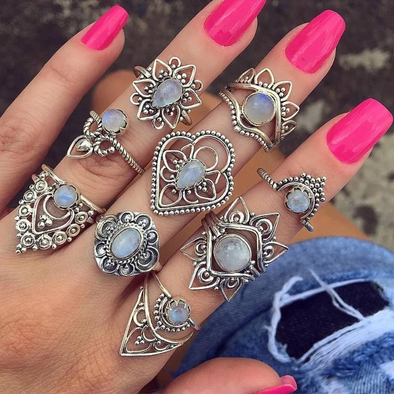 Carmiora - Verzaubertes böhmisches Ring-Set