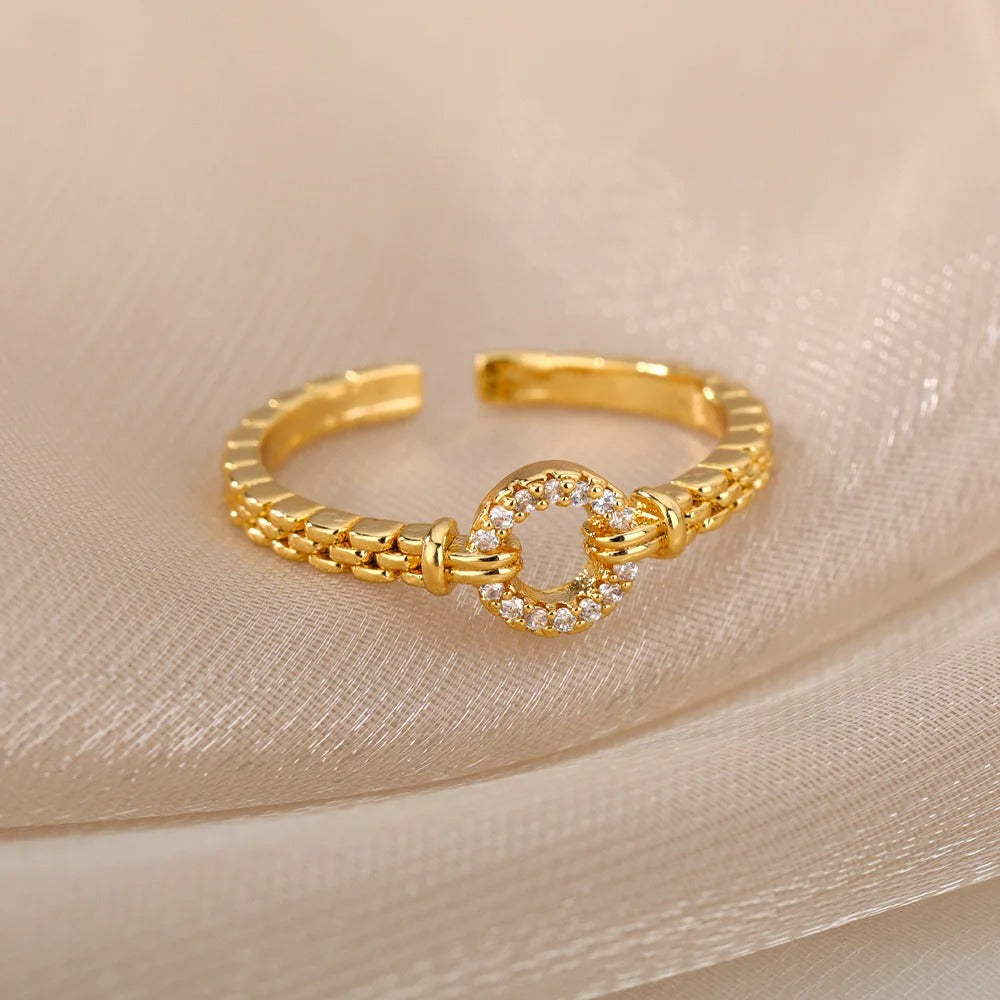 Carmiora - Runde Ringe mit Zirkonen
