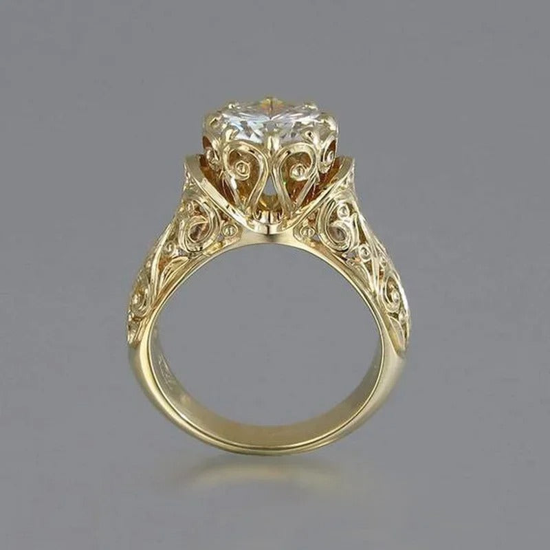 Carmiora - Ring mit Blumenknospe
