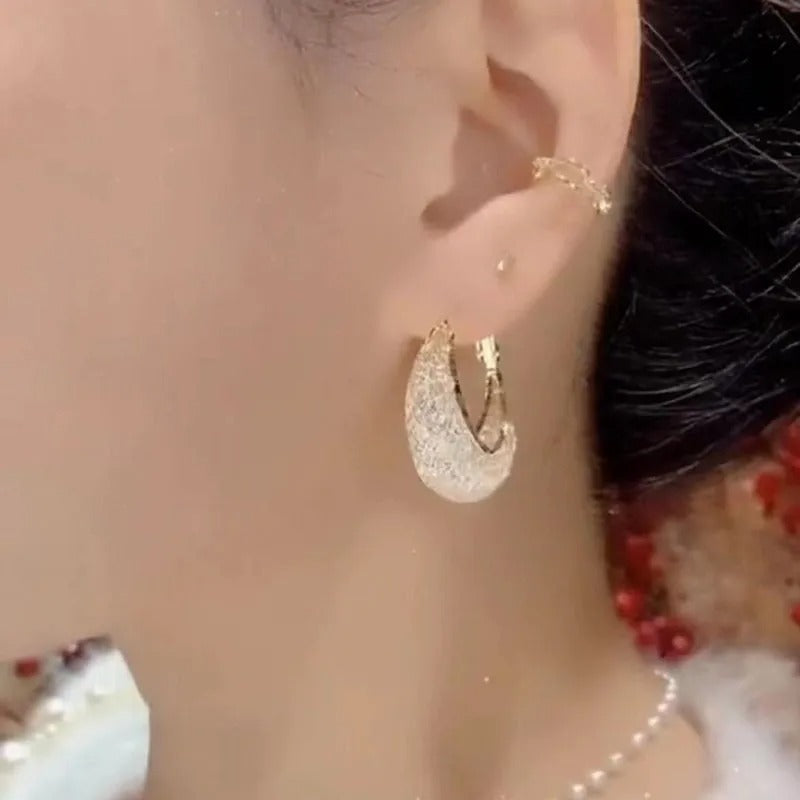 Chavri - Exquisiter Glitzer Zirkon-Ohrring