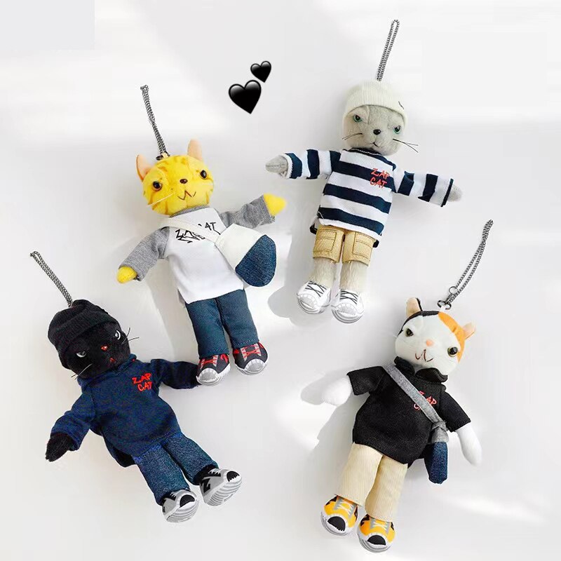 Hippe und trendige Katzenpuppen-Halskettenanhänger