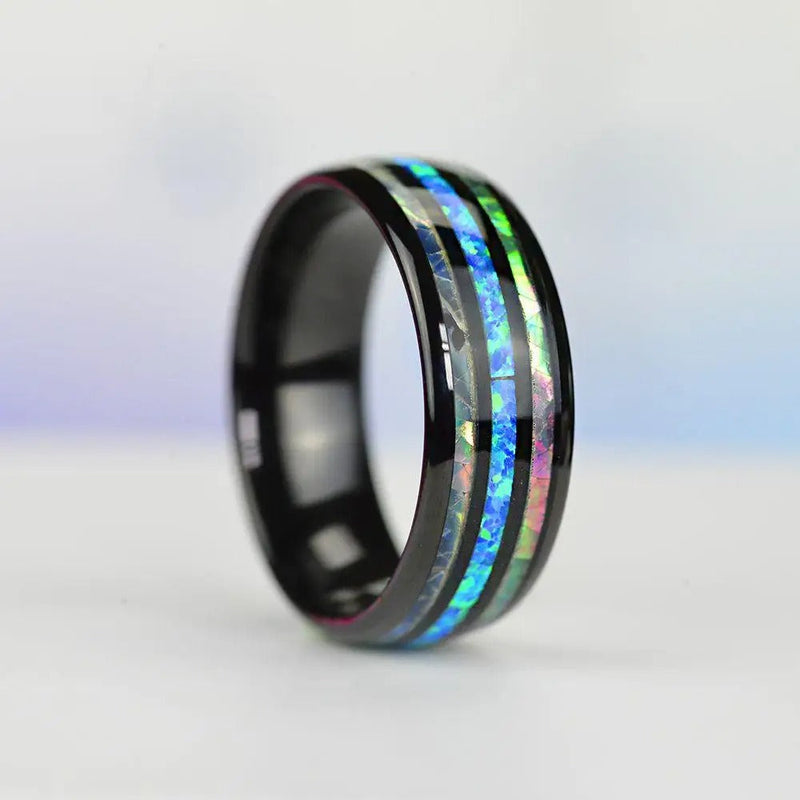 Carmiora - Blauer Opal Ring