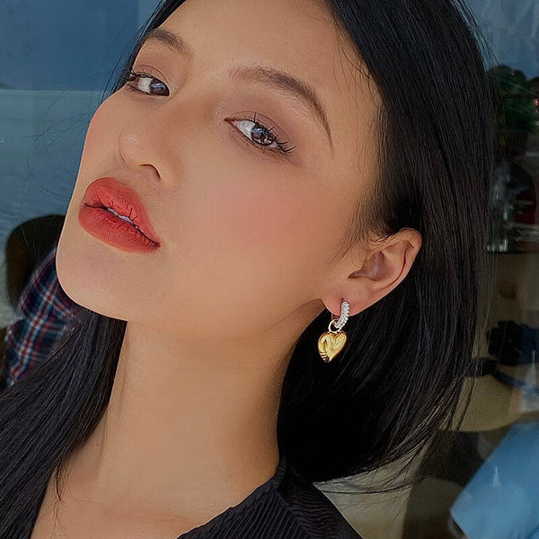 Mini-Ohrhänger mit Herz- und Sternanhängern in Ballonform