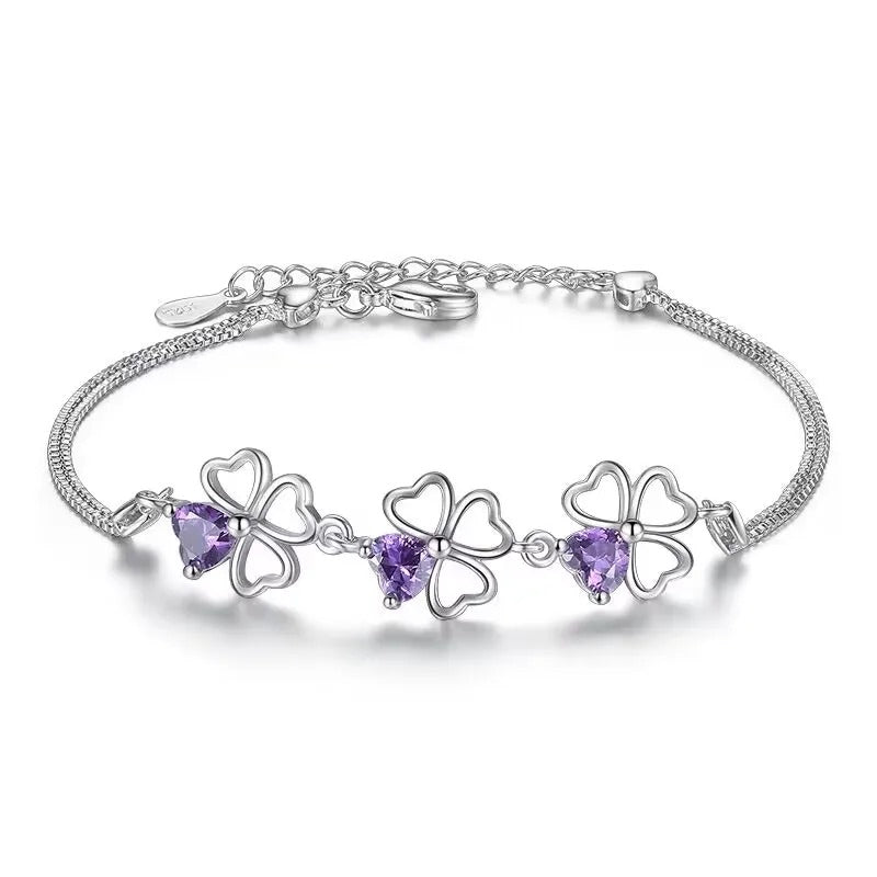 Carmiora - Violette Kristall Armbänder