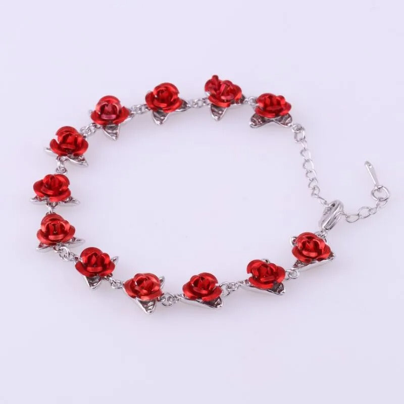 Carmiora - Rotes Rosenarmband