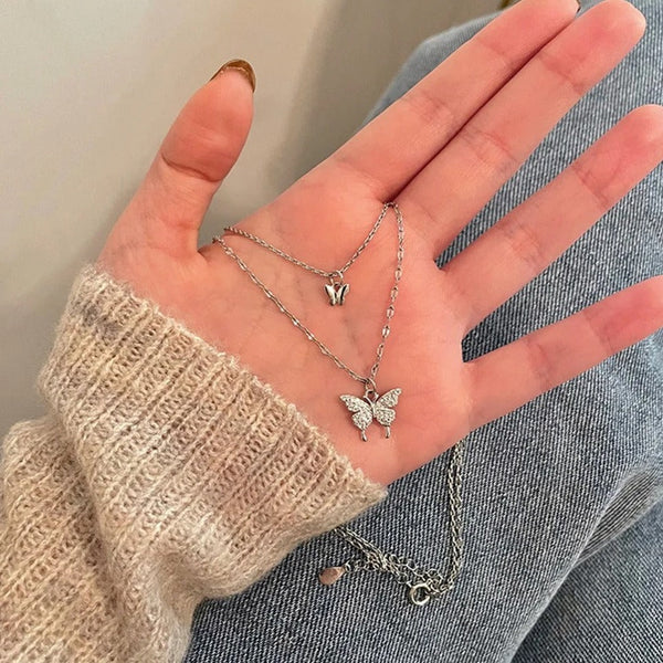 Carmiora - Anhänger Schmetterling Anhänger-Halskette