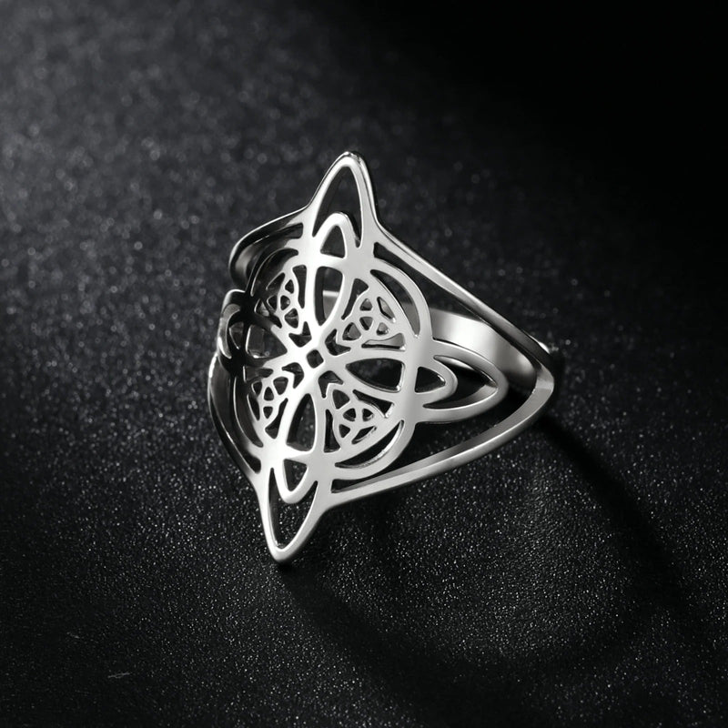 Chavri - Eternal Edelstahl Knoten Ring