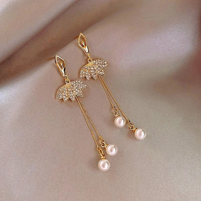 Carmiora - Elegante Perlen Ohrringe