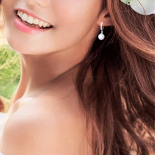 Chavri - Zeitlose Süßwasserperlen-Ohrringe