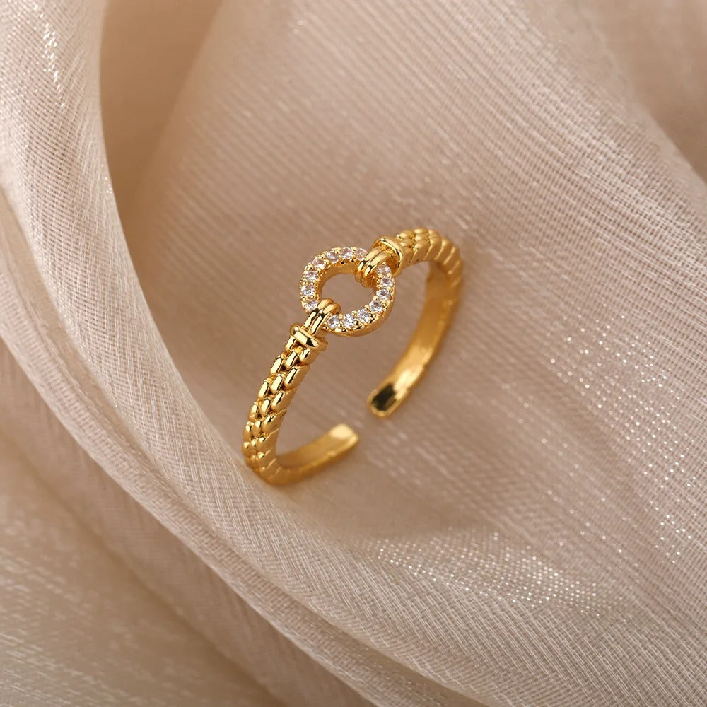 Carmiora - Runde Ringe mit Zirkonen