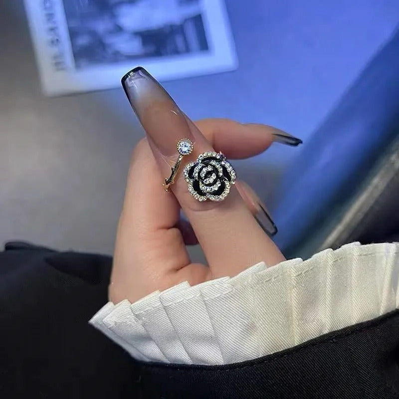 Carmiora - Rosa Metall Ringe