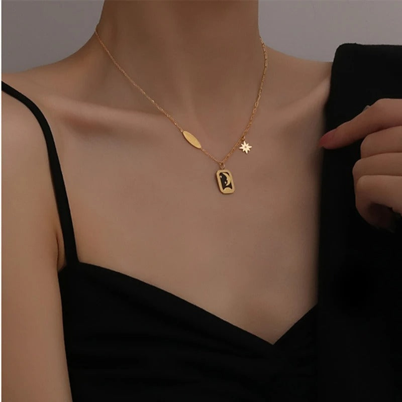 Carmiora - Vintage Geometrische Halsketten