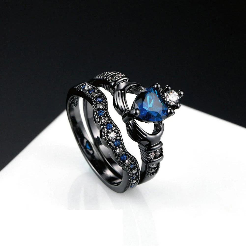 Chavri - Keltischer Drache Blauer Ring