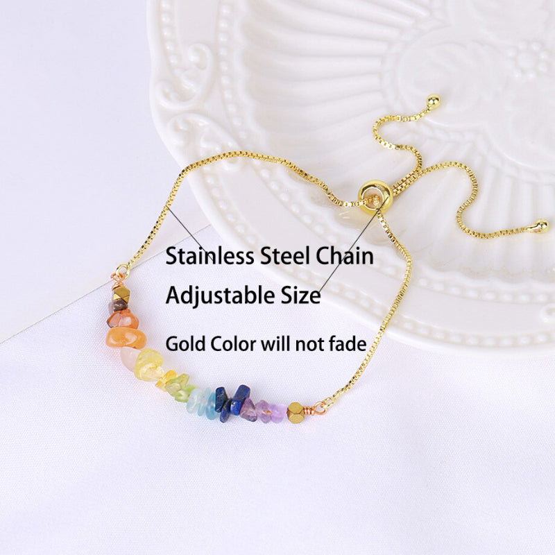 Natürliche Steinsplitter für Balance- und Heilarmbänder