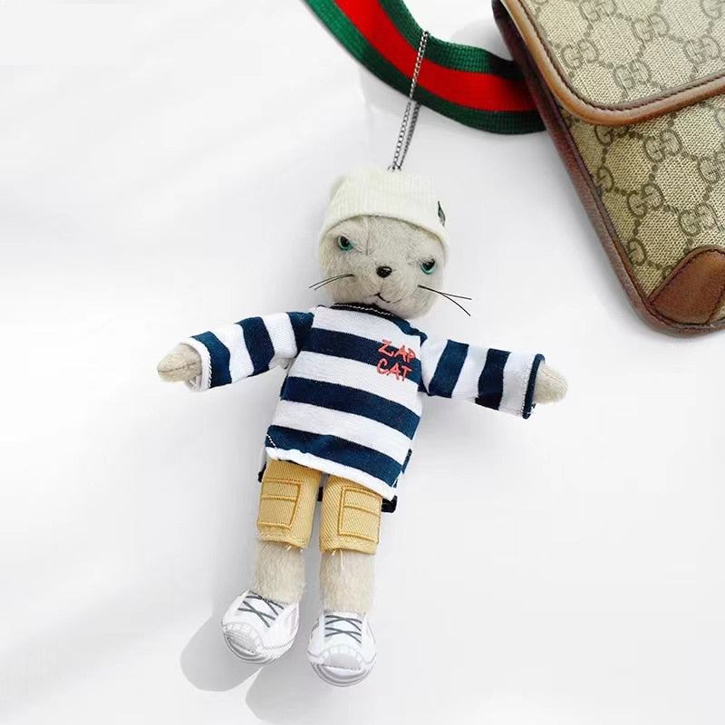 Hippe und trendige Katzenpuppen-Halskettenanhänger