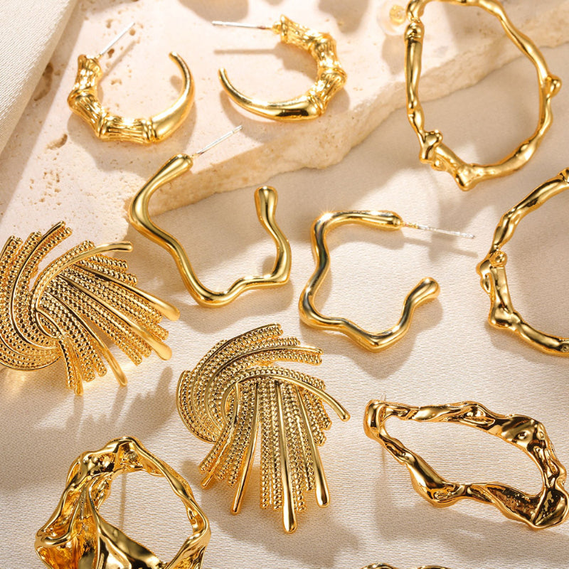 Abstrakte und geometrische Mode-Ohrring-Kollektion