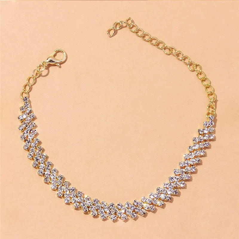 Shimmer and Shine – Fußkettchen mit Zirkonia