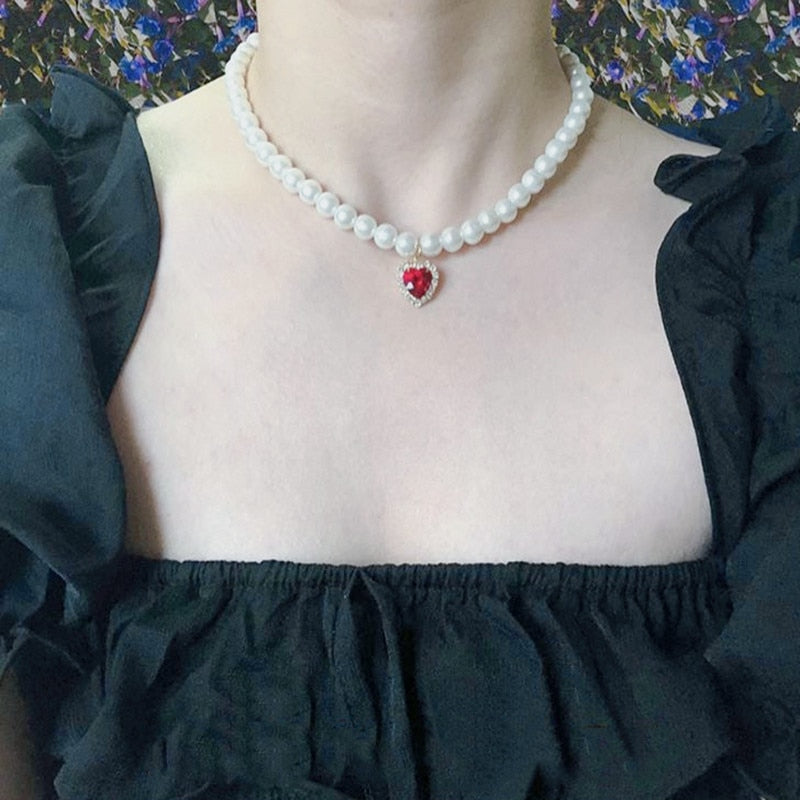Von Faircycore inspirierte Choker-Halsketten-Kollektion