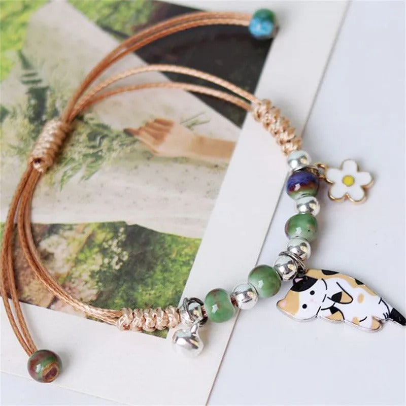 Carmiora - Katzenblumen-Armband