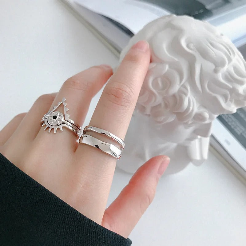 Carmiora - Sophisticated Geometrischer Twist-Ring