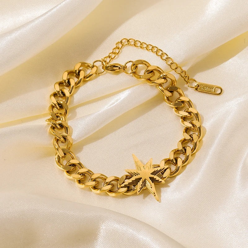 Carmiora - Kettenarmband aus Edelstahl