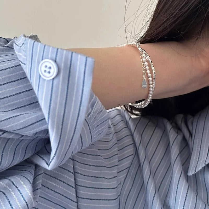 Carmiora -Perle geschichtet  Armband