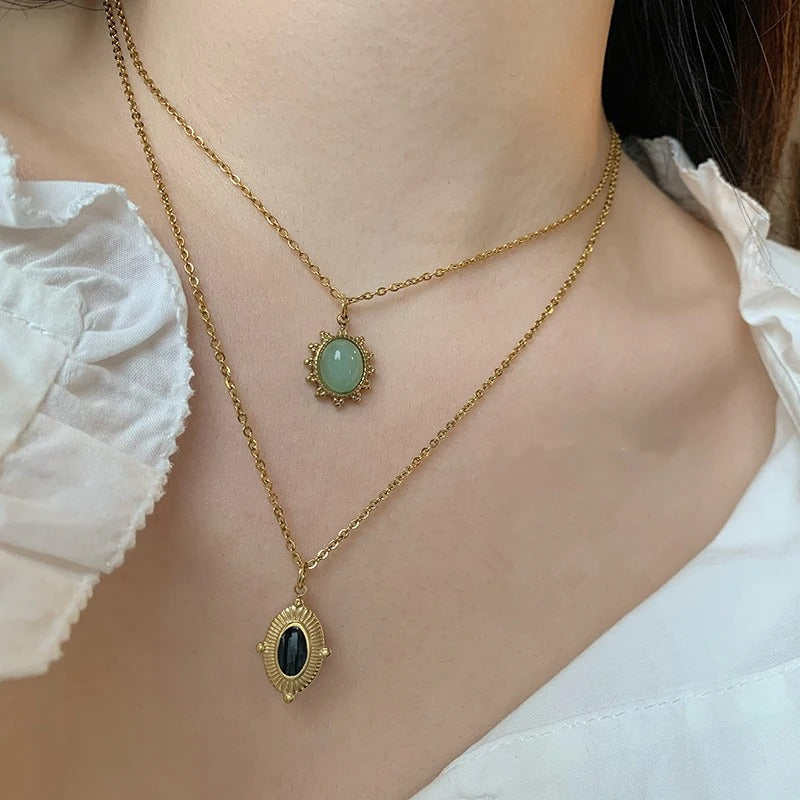 Carmiora - Vintage Geometrische Halsketten