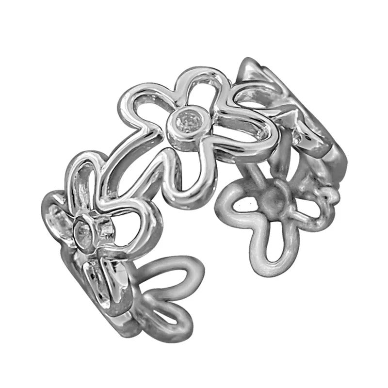 Chavri - Blume Geometrischer Ring