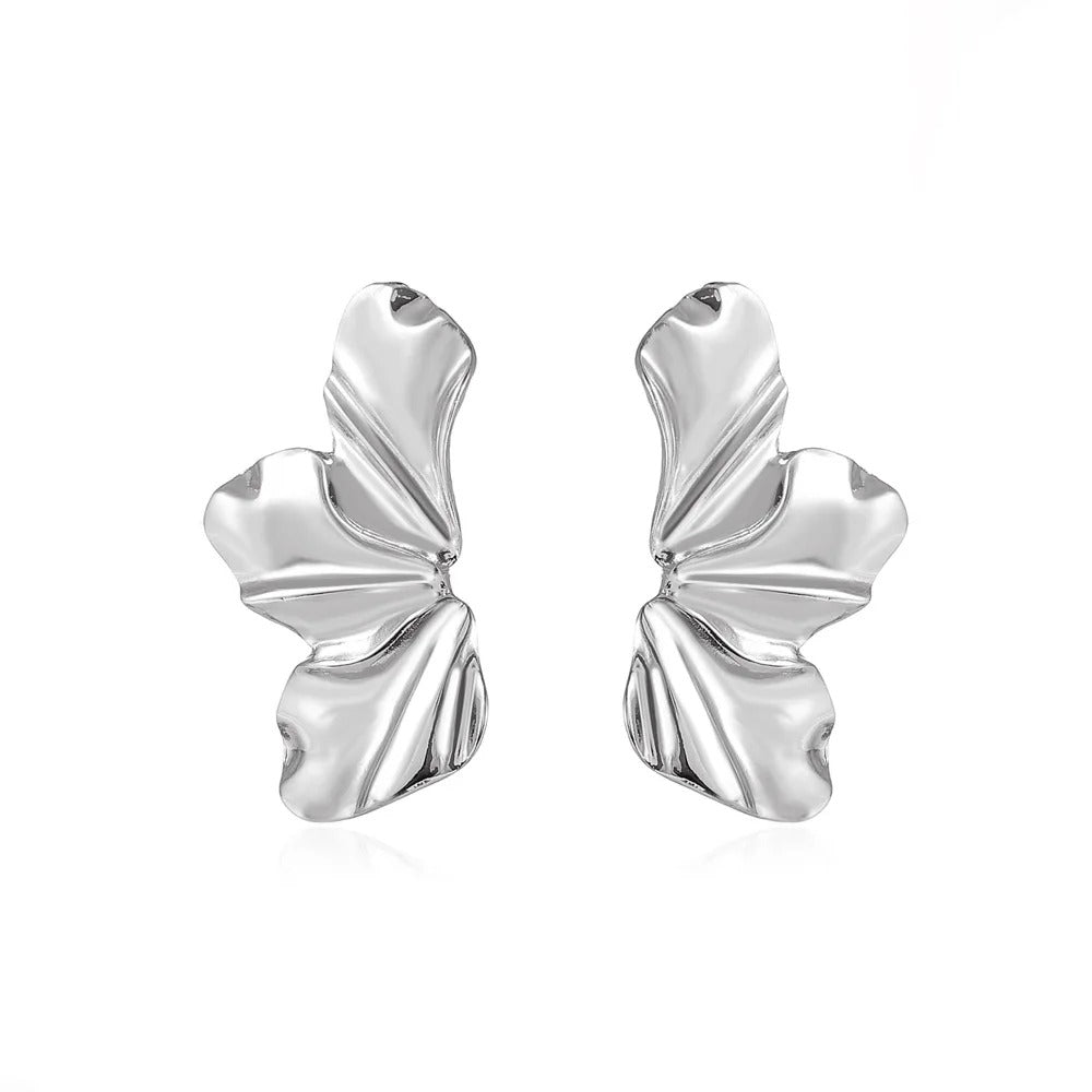 Carmiora - Zeitlose French Petal-Ohrringe