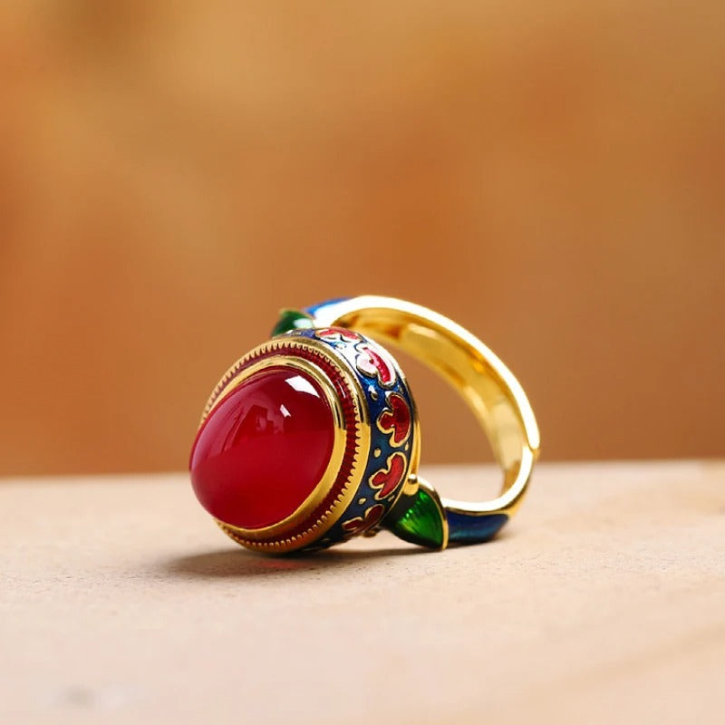 Carmiora - Natürlicher Karneol Ring
