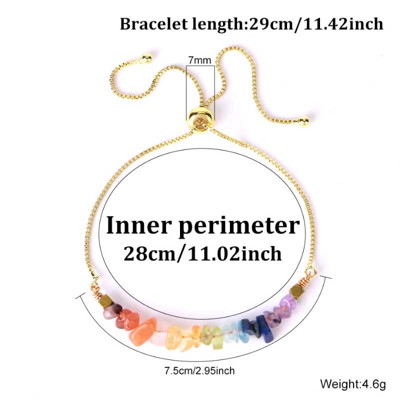 Verstellbare, mehrfarbige, mit Strasssteinen besetzte Tennisarmbänder
