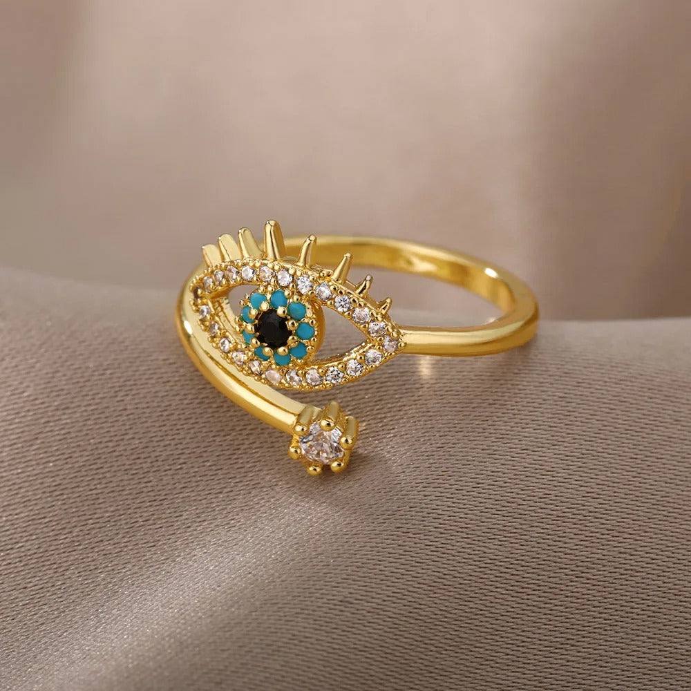 Carmiora - Türkischer Böses-Auge-Ring