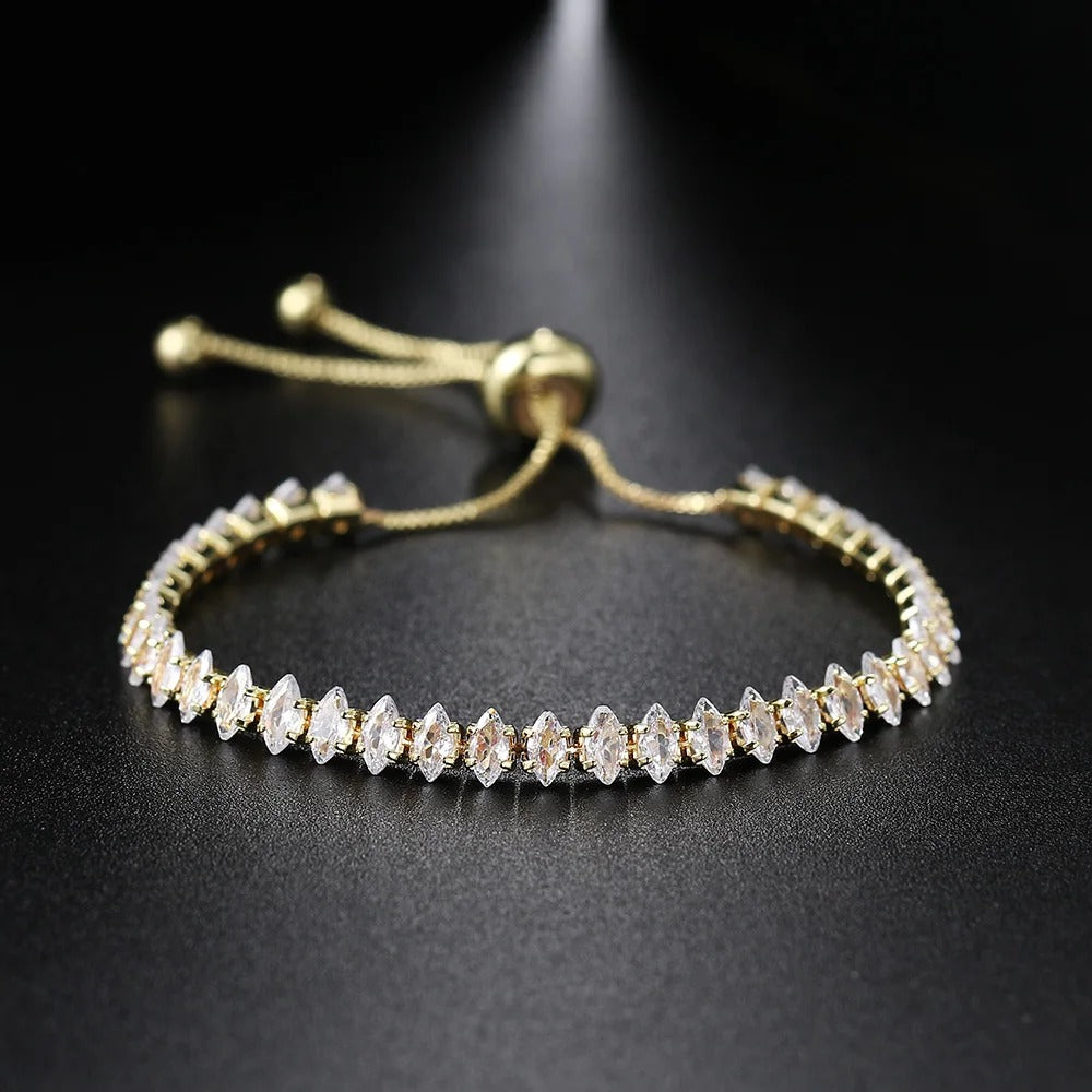 Carmiora - Glamour Zirkon funkelndes Armband