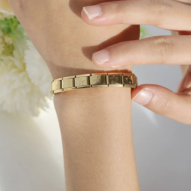 Carmiora - Verstellbares Metallarmband