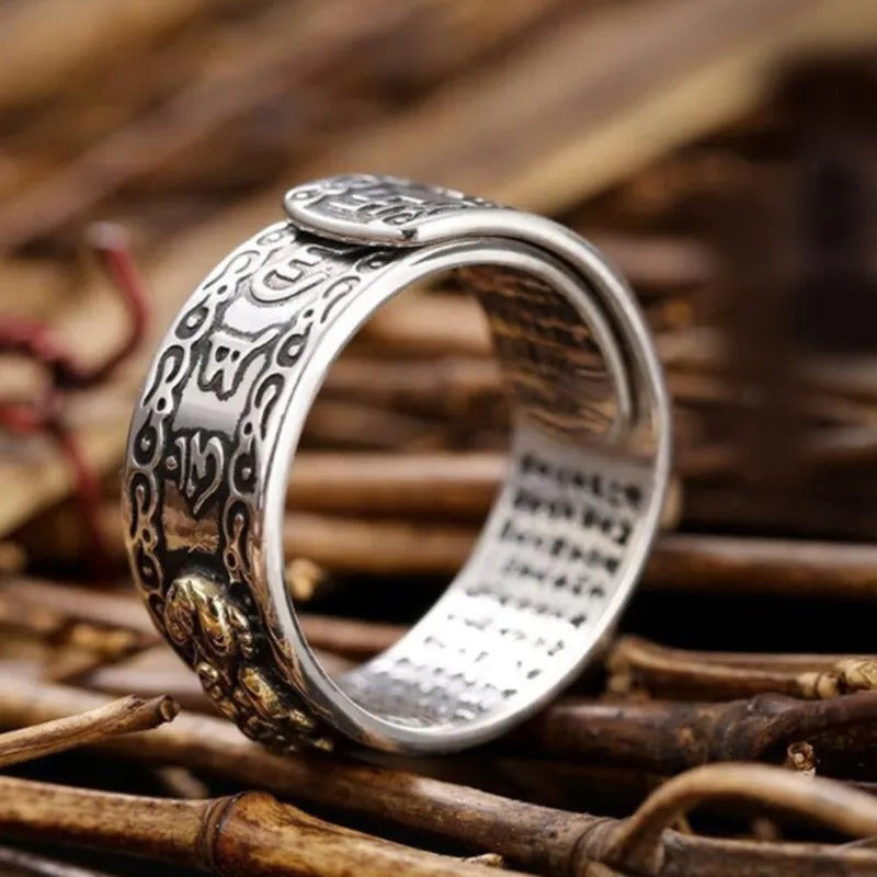 Chavri - Mantra verstellbarer Ring