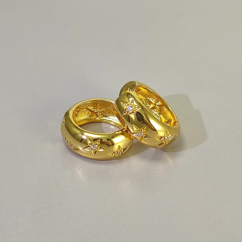 Chavri - Strahlende Zirkonia-Ohrringe