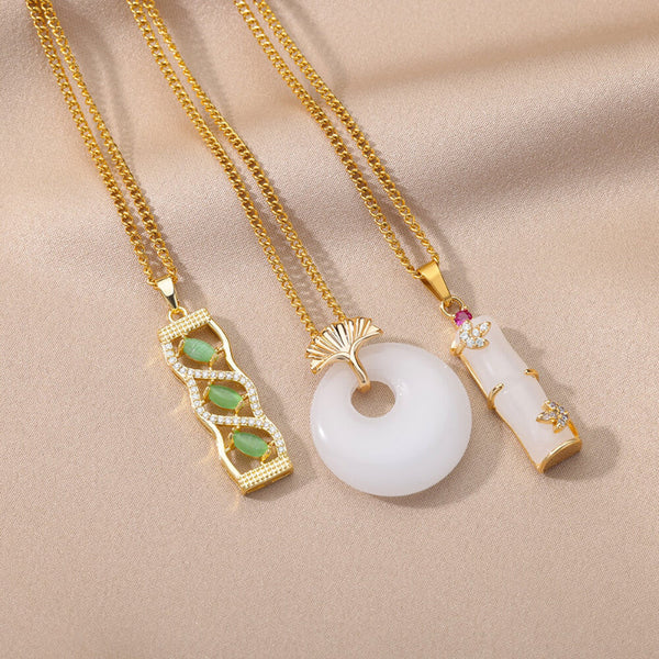 Edelstahl Vintage Halskette Kollektion