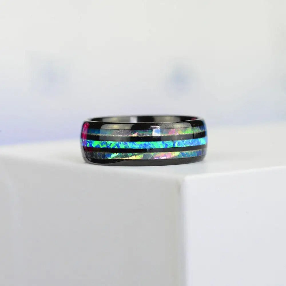 Carmiora - Blauer Opal Ring