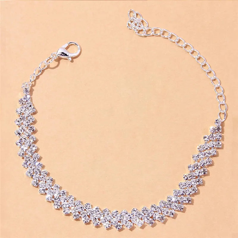 Shimmer and Shine – Fußkettchen mit Zirkonia