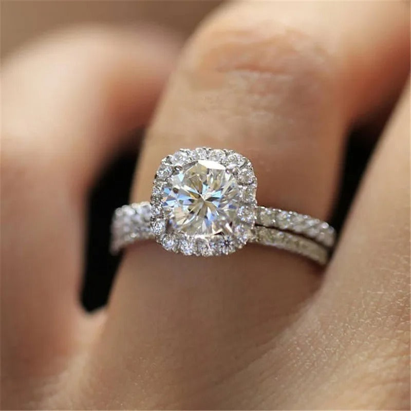 Carmiora - Eleganter Zirkonia-Ring-Satz