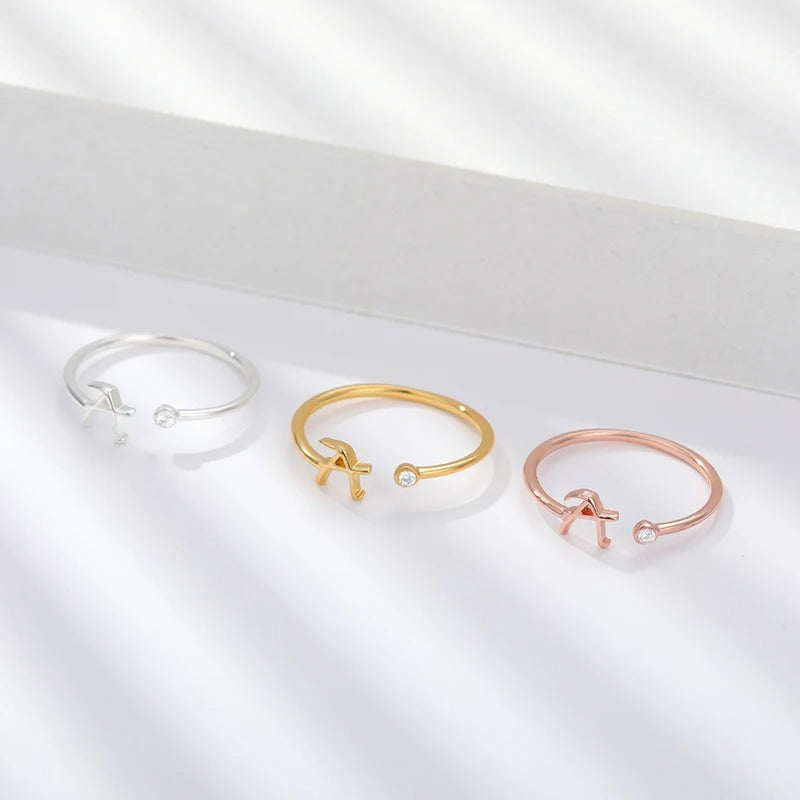 Carmiora - Anpassbare Initialenringe