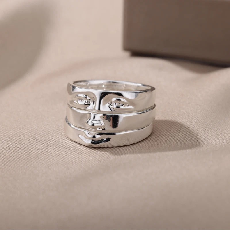 Carmiora - Mehrschichtiger Gesichtsring