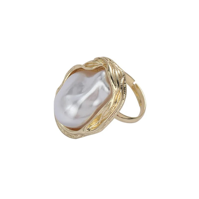 Carmiora - Majestät Perle Seestern Ring