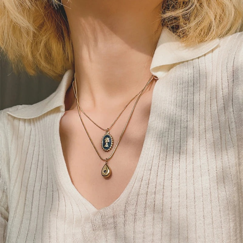 Carmiora - Vintage Geometrische Halsketten
